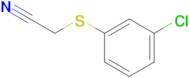 2-(3-Chlorophenyl)sulfanylacetonitrile