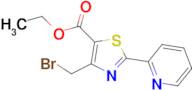 Ethyl 4-(bromomethyl)-2-(pyridin-2-yl)-1,3-thiazole-5-carboxylate