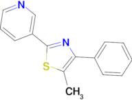 5-Methyl-4-phenyl-2-(3-pyridyl)thiazole