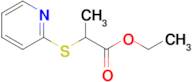 Ethyl 2-(pyridin-2-ylsulfanyl)propanoate