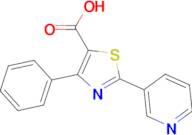 4-Phenyl-2-(3-pyridyl)thiazole-5-carboxylic acid