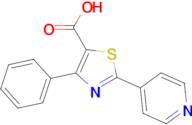 4-Phenyl-2-(4-pyridyl)thiazole-5-carboxylic acid