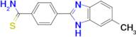 4-(6-Methyl-2-benzimidazolyl)thiobenzamide