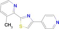 2-(3-Methyl-2-pyridyl)-4-(4-pyridyl)thiazole