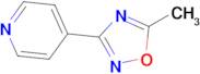 5-Methyl-3-(4-pyridyl)-1,2,4-oxadiazole