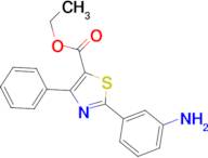 Ethyl 2-(3-aminophenyl)-4-phenylthiazole-5-carboxylate