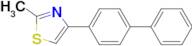 2-Methyl-4-(4-biphenylyl)thiazole