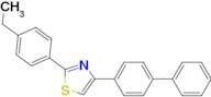 4-(4-Biphenylyl)-2-(4-ethylphenyl)thiazole