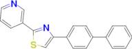 4-(4-Biphenylyl)-2-(3-pyridyl)thiazole