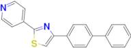 4-(4-Biphenylyl)-2-(4-pyridyl)thiazole