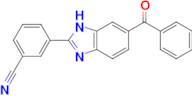 5-Benzoyl-2-(3-cyanophenyl)benzimidazole