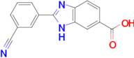 2-(3-Cyanophenyl)benzimidazole-6-carboxylic acid