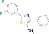 2-(3,4-Difluorophenyl)-5-methyl-4-phenylthiazole