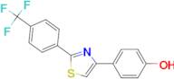 4-(4-Hydroxyphenyl)-2-[4-(trifluoromethyl)phenyl]-thiazole