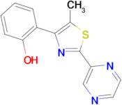 4-(2-Hydroxyphenyl)-5-methyl-2-(2-pyrazinyl)-thiazole
