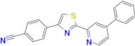 4-(4-Cyanophenyl)-2-(4-phenyl-2-pyridyl)thiazole