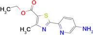 Ethyl 2-(5-amino-2-pyridyl)-4-methylthiazole-5-carboxylate