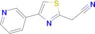 [4-(3-Pyridyl)thiazole-2-yl]acetonitrile