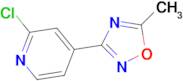 3-(2-Chloropyridin-4-yl)-5-methyl-1,2,4-oxadiazole