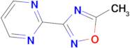 5-Methyl-3-(pyrimidin-2-yl)-1,2,4-oxadiazole