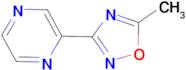 3-(2-Pyrazinyl)-5-methyl-1,2,4-oxadiazole