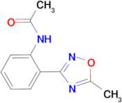 3-(2-Acetamidophenyl)-5-methyl-1,2,4-oxadiazole