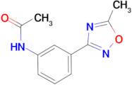 3-(3-Acetamidophenyl)-5-methyl-1,2,4-oxadiazole