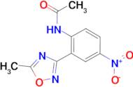 3-(2-Acetamido-5-nitrophenyl)-5-methyl-1,2,4-oxadiazole
