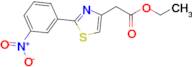 Ethyl 2-[2-(3-nitrophenyl)-1,3-thiazol-4-yl]acetate