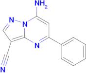 7-Amino-5-phenylpyrazolo[1,5-a]pyrimidine-3-carbonitrile