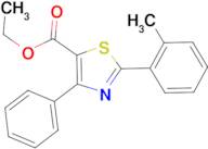 Ethyl 2-(2-tolyl)-4-phenylthiazole-5-carboxylate