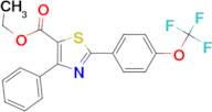 Ethyl 2-(4-trifluoromethoxyphenyl)-4-phenylthiazole-5-carboxylate