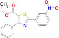 Ethyl 2-(3-nitrophenyl)-4-phenylthiazole-5-carboxylate