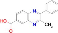 2-Methyl-3-phenylquinoxaline-7-carboxylic acid