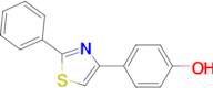 2-Phenyl-4-(4-hydroxyphenyl)thiazole