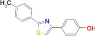 2-(4-Tolyl)-4-(4-hydroxyphenyl)thiazole