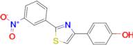 2-(3-Nitrophenyl)-4-(4-hydroxyphenyl)thiazole