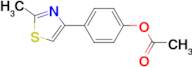 2-Methyl-4-(4-acetoxyphenyl)thiazole