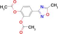 3-(3,4-Diacetoxyphenyl)-5-methyl-1,2,4-oxadiazole