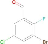 3-Bromo-5-chloro-2-fluorobenzaldehyde