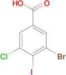 3-Bromo-5-chloro-4-iodobenzoic acid