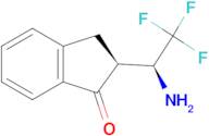 (2S)-2-[(1S)-1-Amino-2,2,2-trifluoroethyl]-2,3-dihydro-1H-inden-1-one