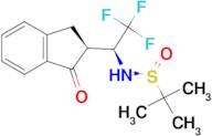 (S)-2-Methyl-N-[(1S)-2,2,2-trifluoro-1-[(2S)-1-oxo 2,3-dihydro-1H-inden-2-yl]ethyl]propane-2-sul...