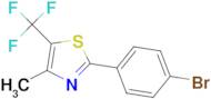 4-Methyl-5-trifluoromethyl-2-(4-bromo-phenyl)-thiazole