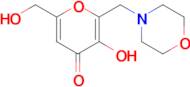 3-Hydroxy-6-(hydroxymethyl)-2-(4-morpholinylmethyl)-4H-pyran-4-one