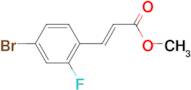 Methyl 4-bromo-2-fluorocinnamate