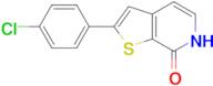 2-(4-Chlorophenyl)-6H,7H-thieno[2,3-c]pyridin-7-one