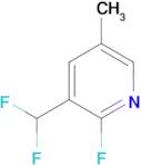 2-Fluoro-3-(difluoromethyl)-5-methylpyridine