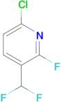 6-Chloro-3-(difluoromethyl)-2-fluoropyridine