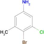 4-Bromo-3-chloro-5-methylaniline